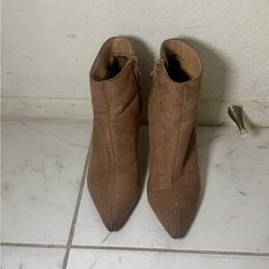 Forever 21 Tan Ankle Booties